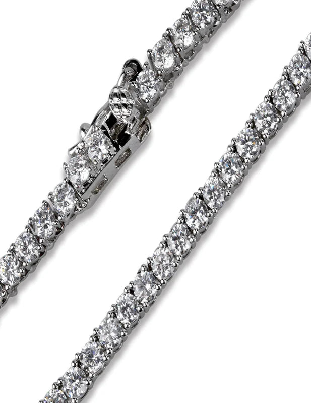Zircon Necklace, Collar Chain, Men's Tennis Chain