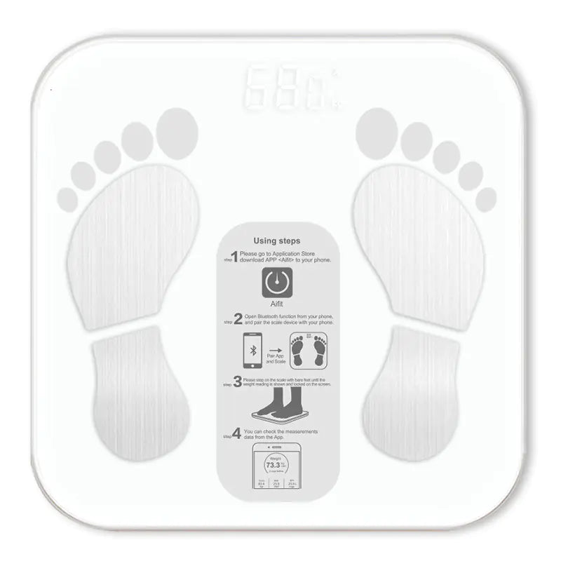 Bluetooth Smart Weight Scale - Electronic Body Fat Scale