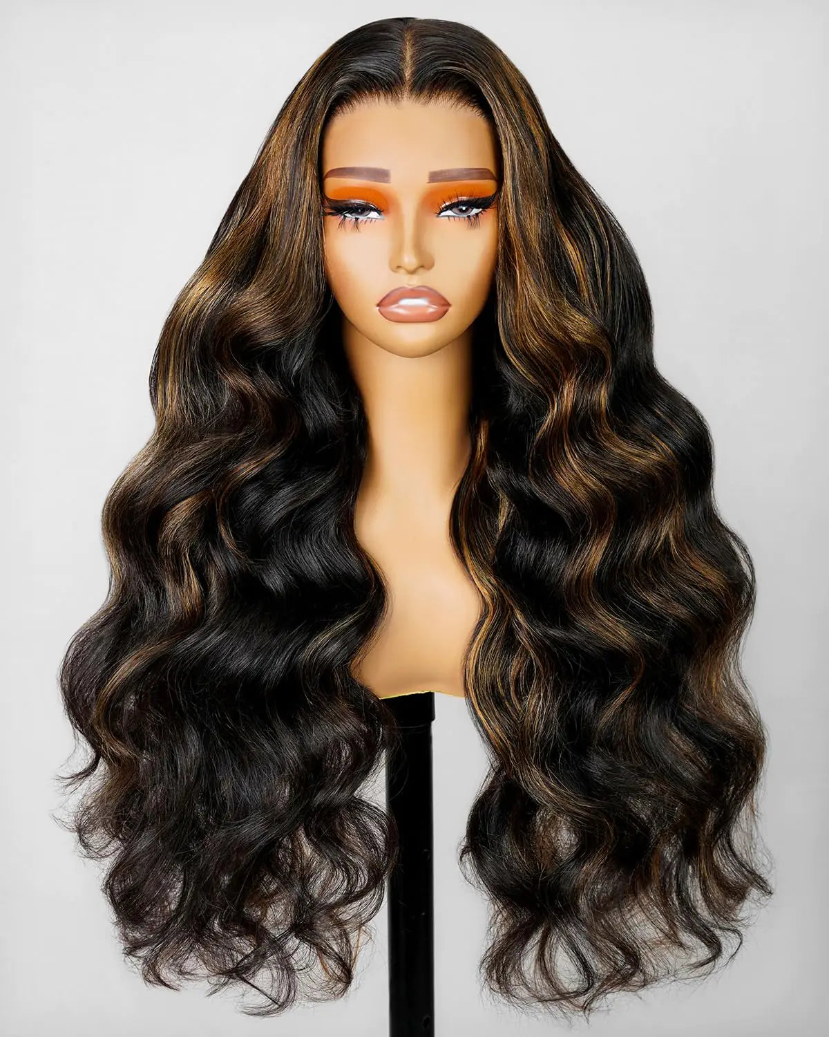 Arabella 6X5 Wear and Go Glueless Wigs Human Hair Pre plucked Pre Cut + High Density 220% Salon-Quality Closure Wigs Human Hair Balayage FB30 Highlight Ombre Lace Front Wig human hair(22Inch)