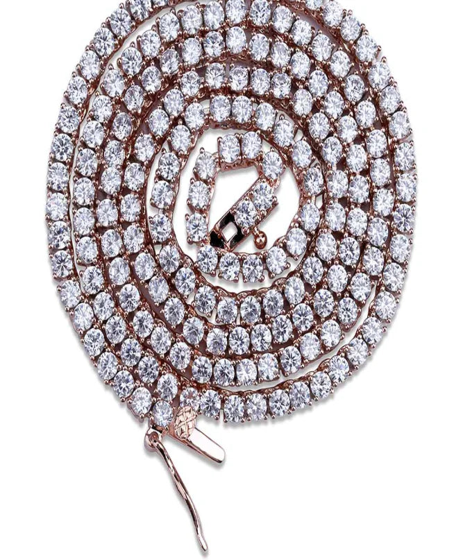 Zircon Necklace, Collar Chain, Men's Tennis Chain