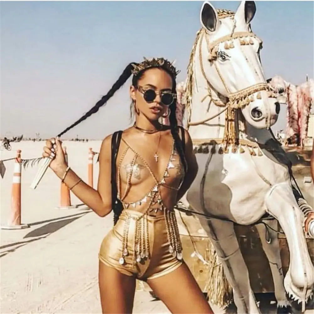 Summer 2018 Sexy Hollow Body Chain Waist Chain