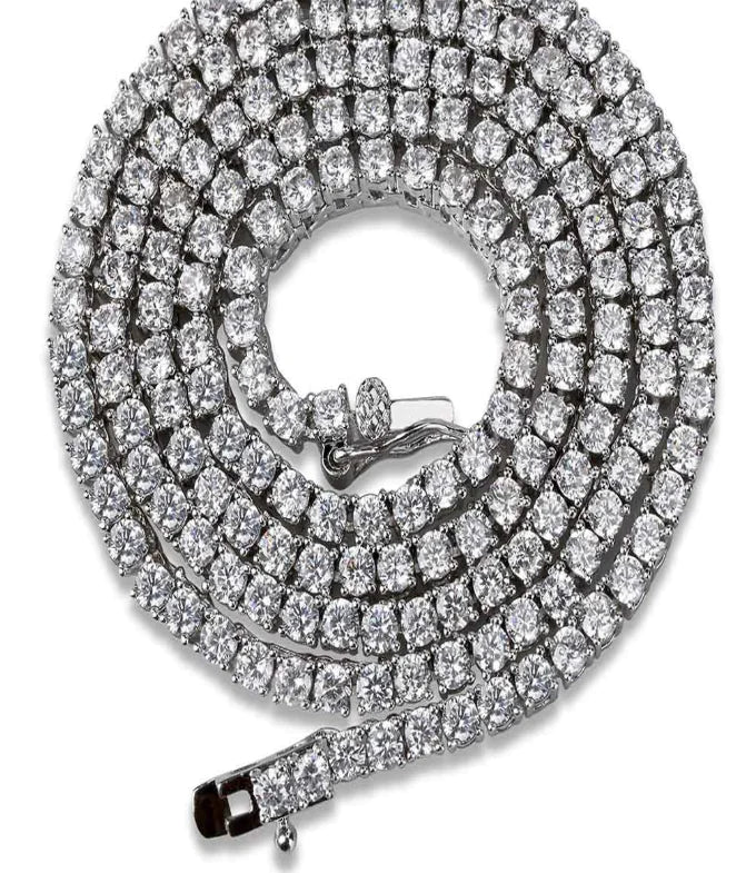 Zircon Necklace, Collar Chain, Men's Tennis Chain