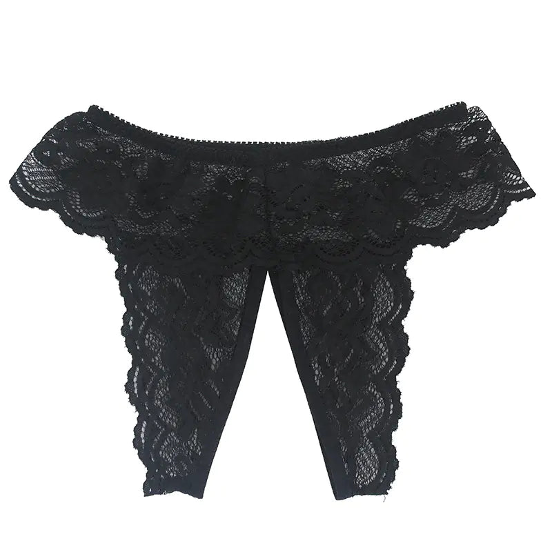Transparent Sexy Plus Size Mesh Thong for Women