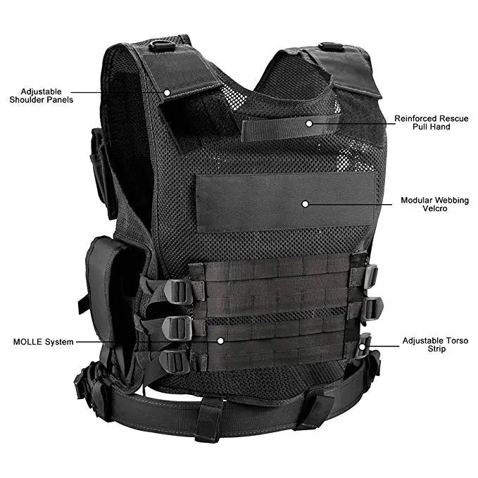 Tactical Vest for Outdoor Survival and Adventure Gear