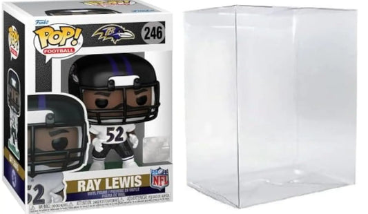 Funko Pop! Ray Lewis Baltimore Ravens NFL Legend Vinyl Figure 3.75 Inches Multicolored with Protective Case