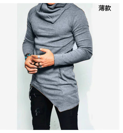 Popular European Style Long Sleeve Men's Top