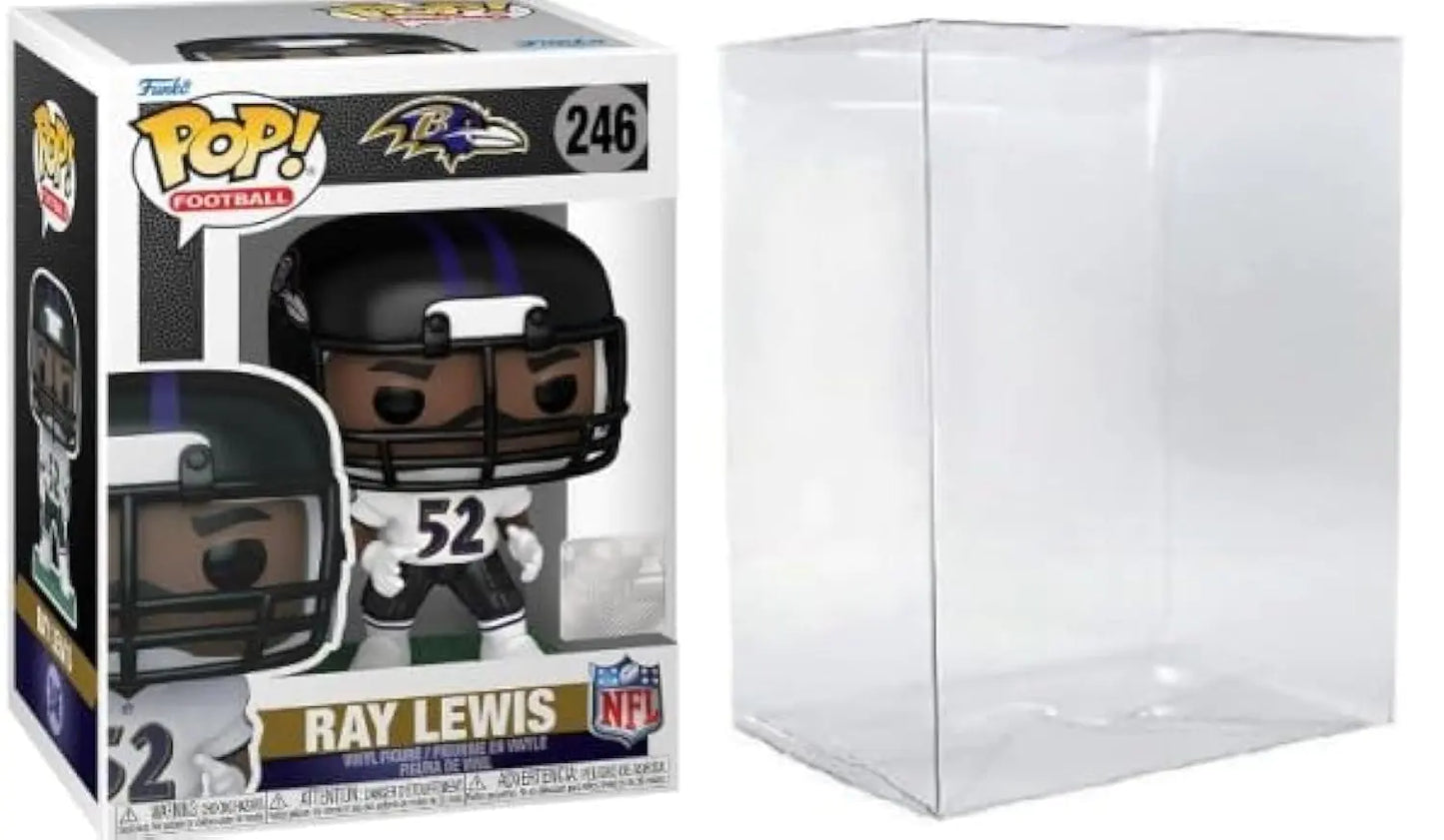 Funko Pop! Ray Lewis Baltimore Ravens NFL Legend Vinyl Figure 3.75 Inches Multicolored with Protective Case