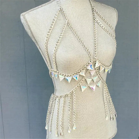 Summer 2018 Sexy Hollow Body Chain Waist Chain