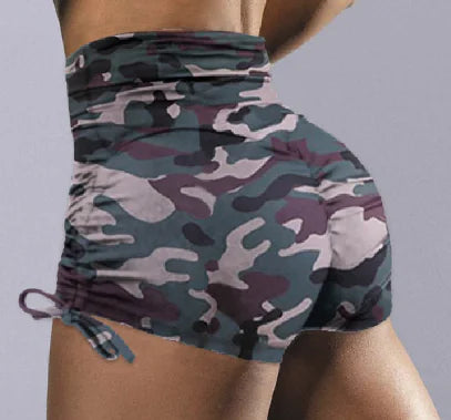 High Waist Peach Butt Workout Shorts for Women
