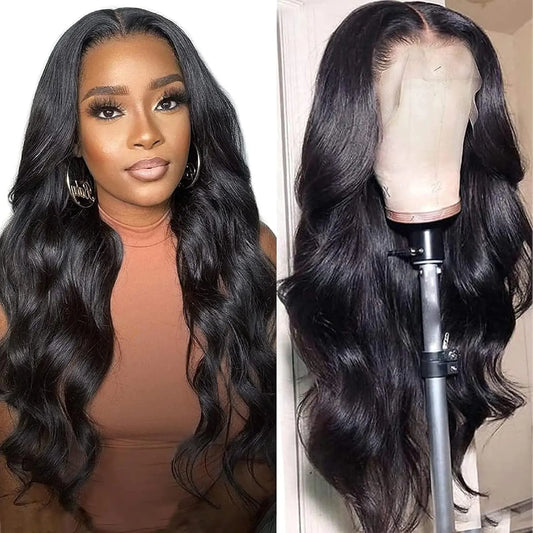 PT.Venus 13x4 Body Wave Lace Front Wigs Human Hair for Women 180% Density HD Lace Front Wigs Human Hair Pre Plucked with Baby Hair Brazilian Virgin Glueless Human Hair Wigs (22 Inch)
