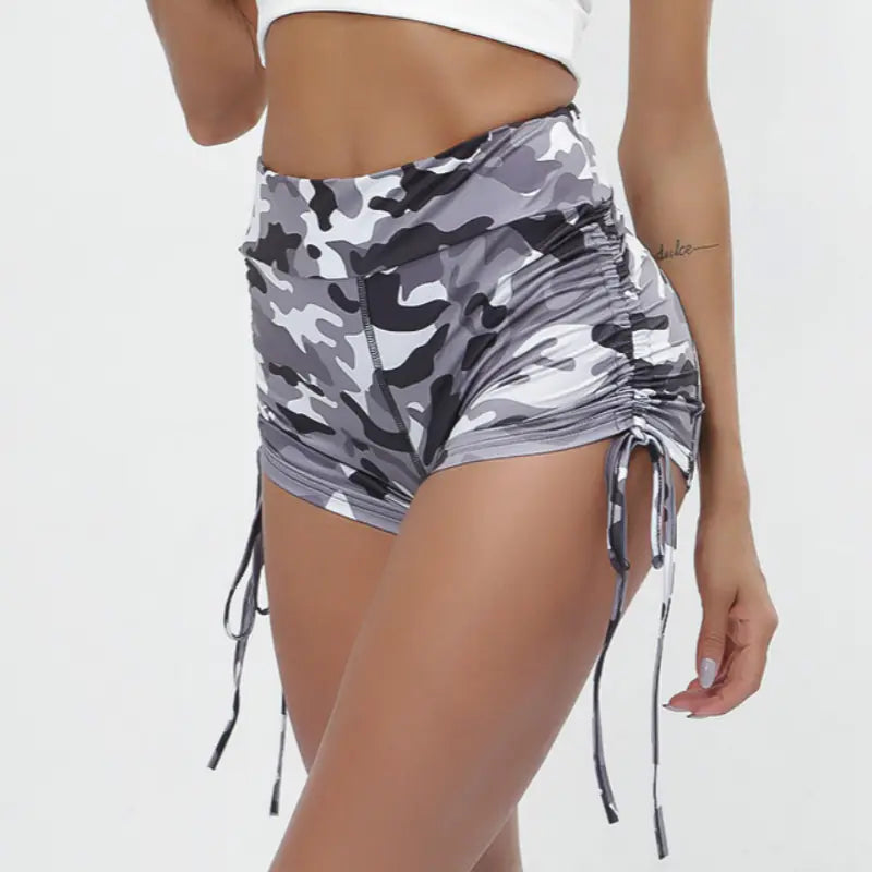 High Waist Peach Butt Workout Shorts for Women